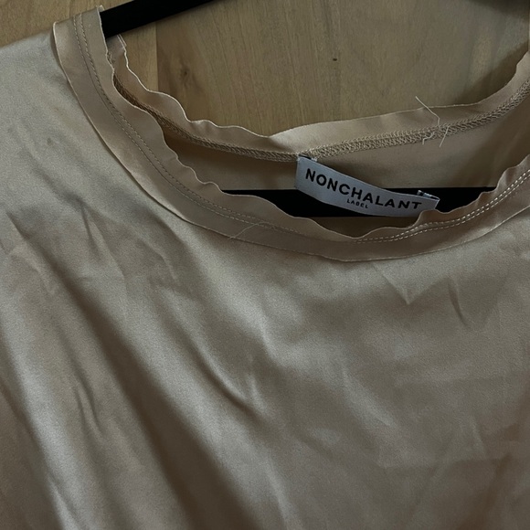 NONchalant Mel Crop Top in Sand - Picture 6 of 6